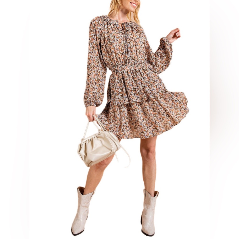 Flower Fantasy Mini Dress